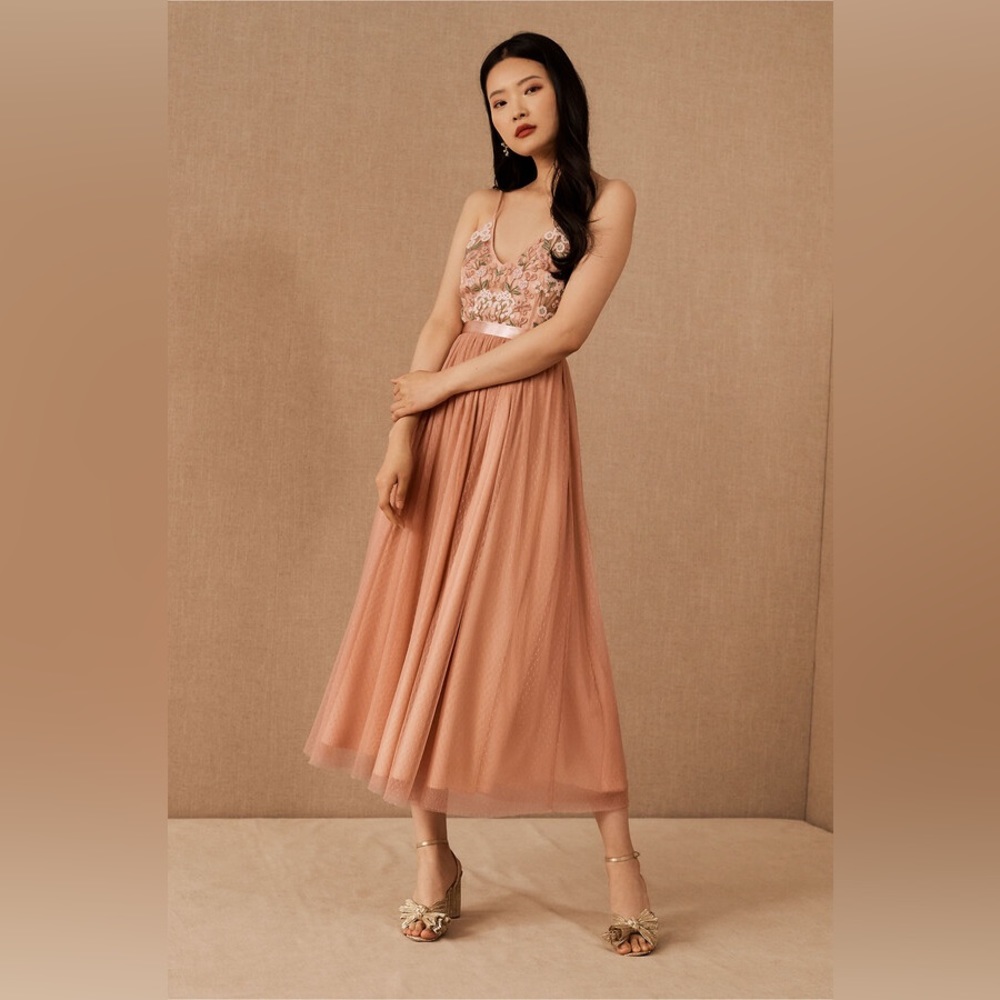 BLDHN x Anthropologie Clementine embroidery dress